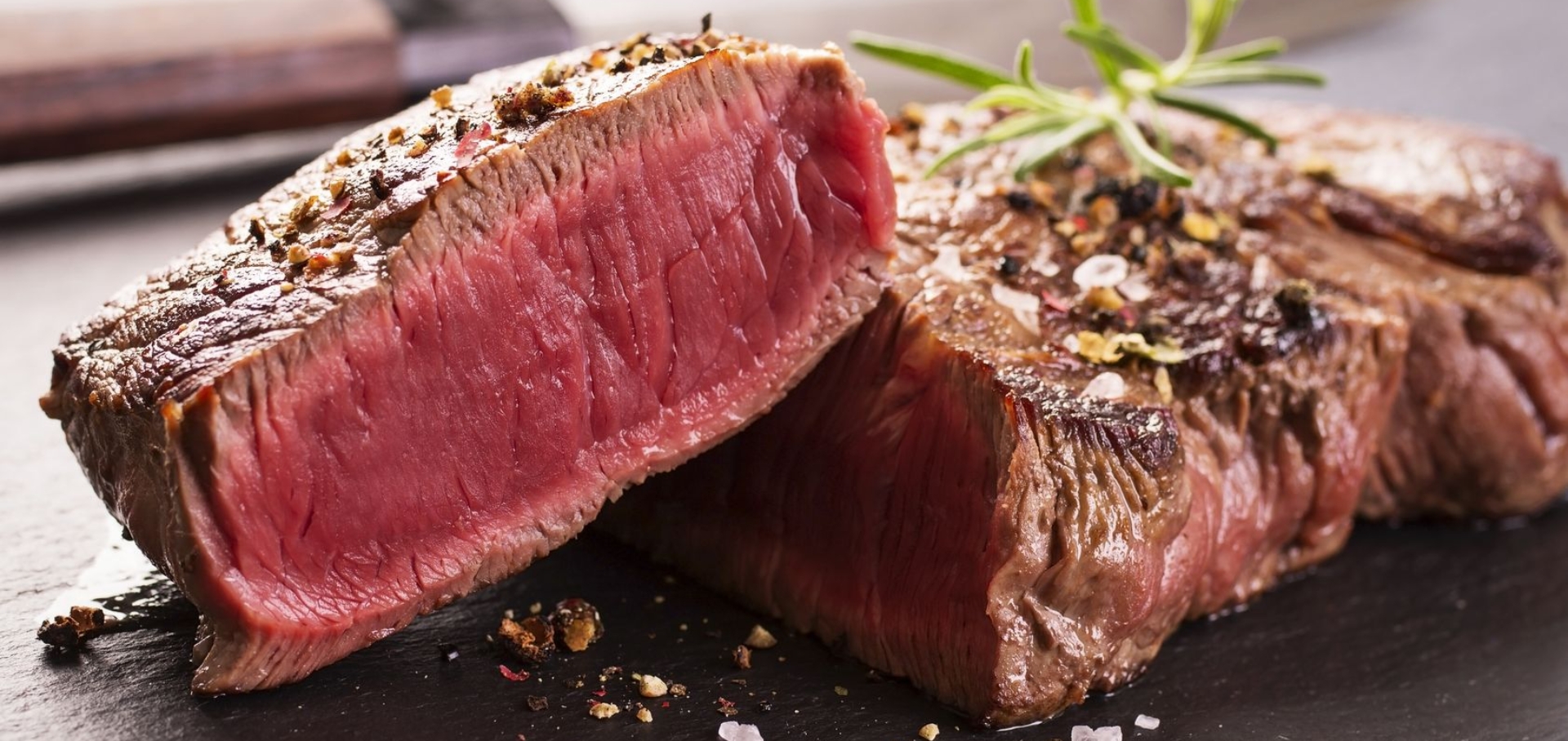 rare steak