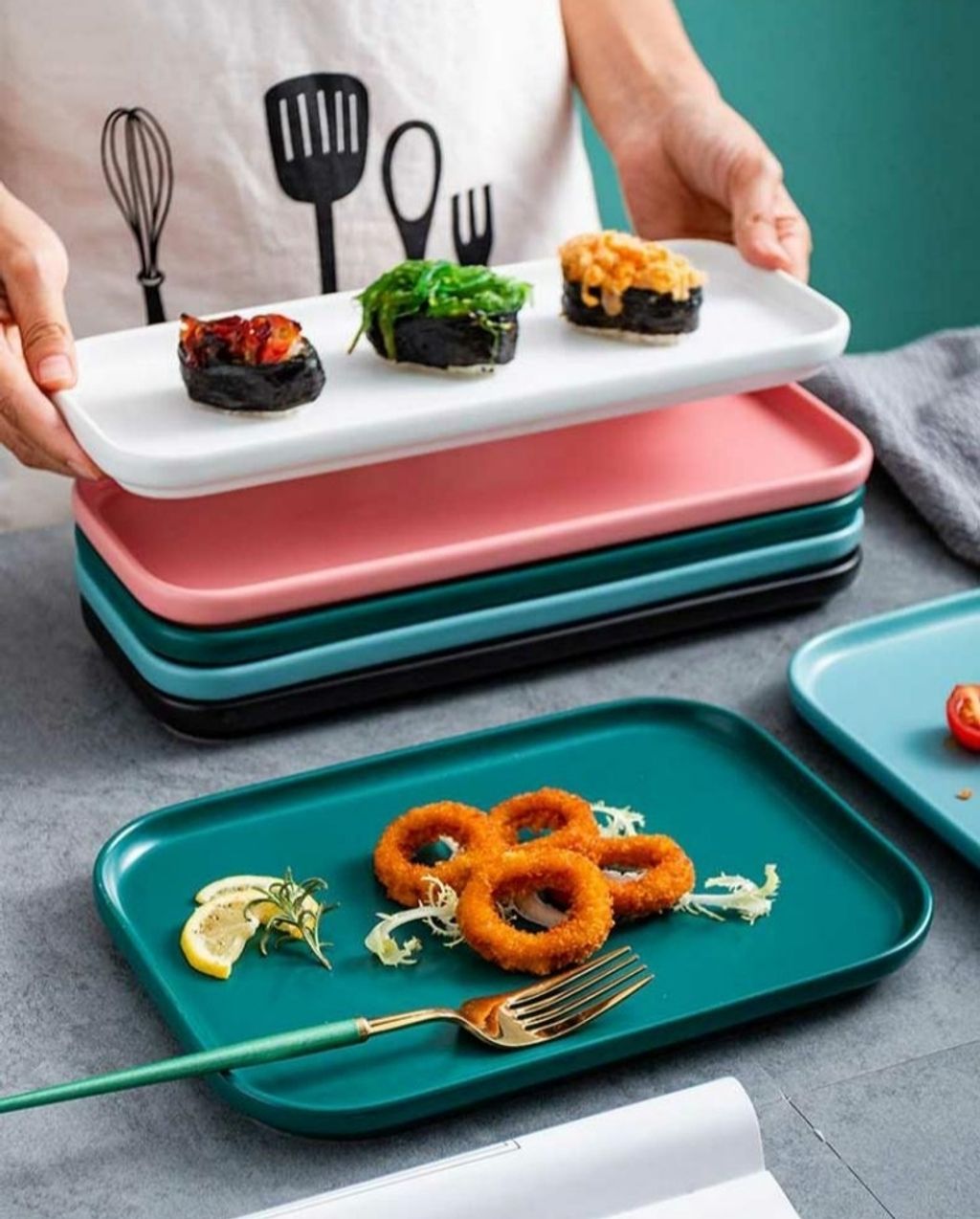 matte-rectangular-raised-rim-plate