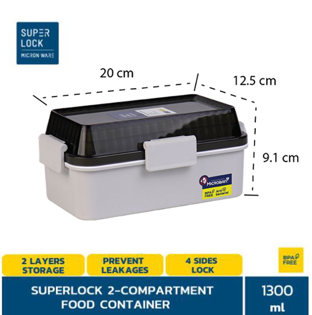superlock-rect-2-tier-lunchbox-1300ml-grey