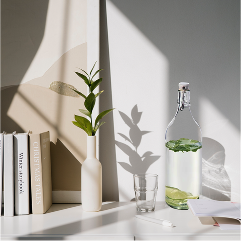 Bottle Glass With Stopper