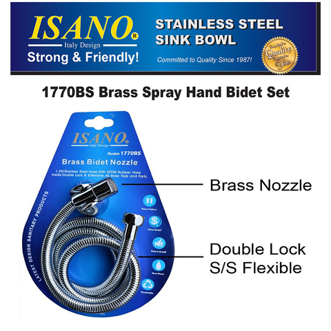 ISANO 1770BS Brass Spray Hand Bidet Set-main-0.png