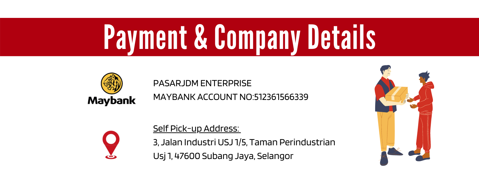 Payment and Company Details