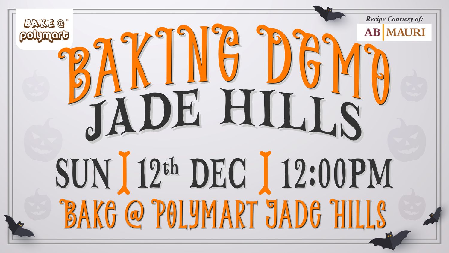 Bake @ Polymart | Baking Demo 12/12/21