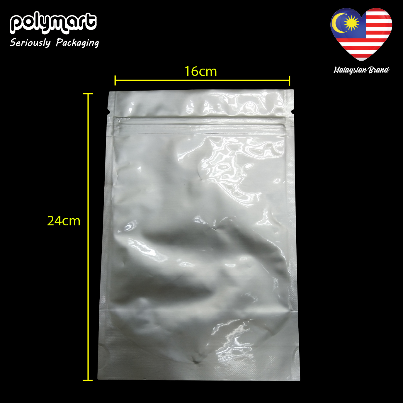 Aluminum foil 2024 ziplock bag