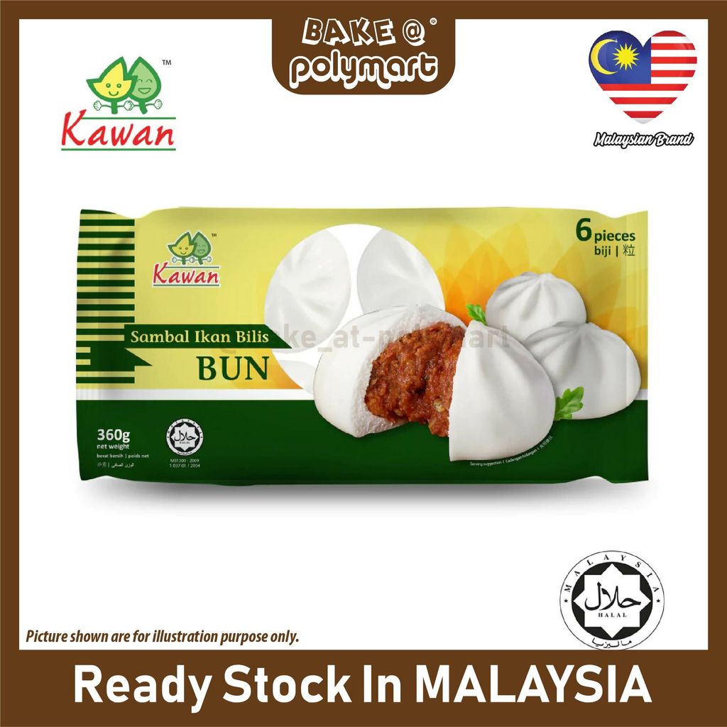 KG Bun Sambal Ikan Bilis (6Pcs)-Ai1