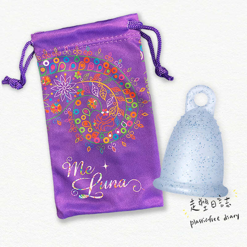 Me Luna M Ring Blue Glitter