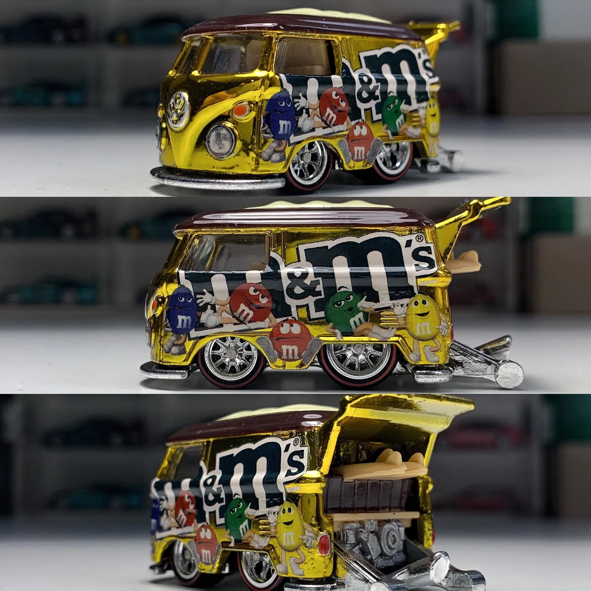 柔らかな質感の ホットウィール クールコンビ KOOL KOMBI M&M ミニカー 