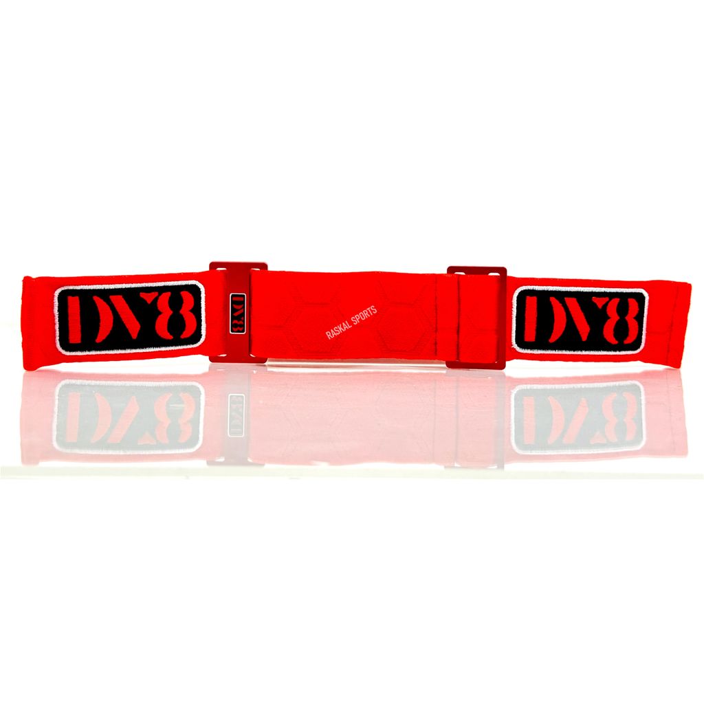 2026 DV8 Featherlight Hex Embossed Strap Red