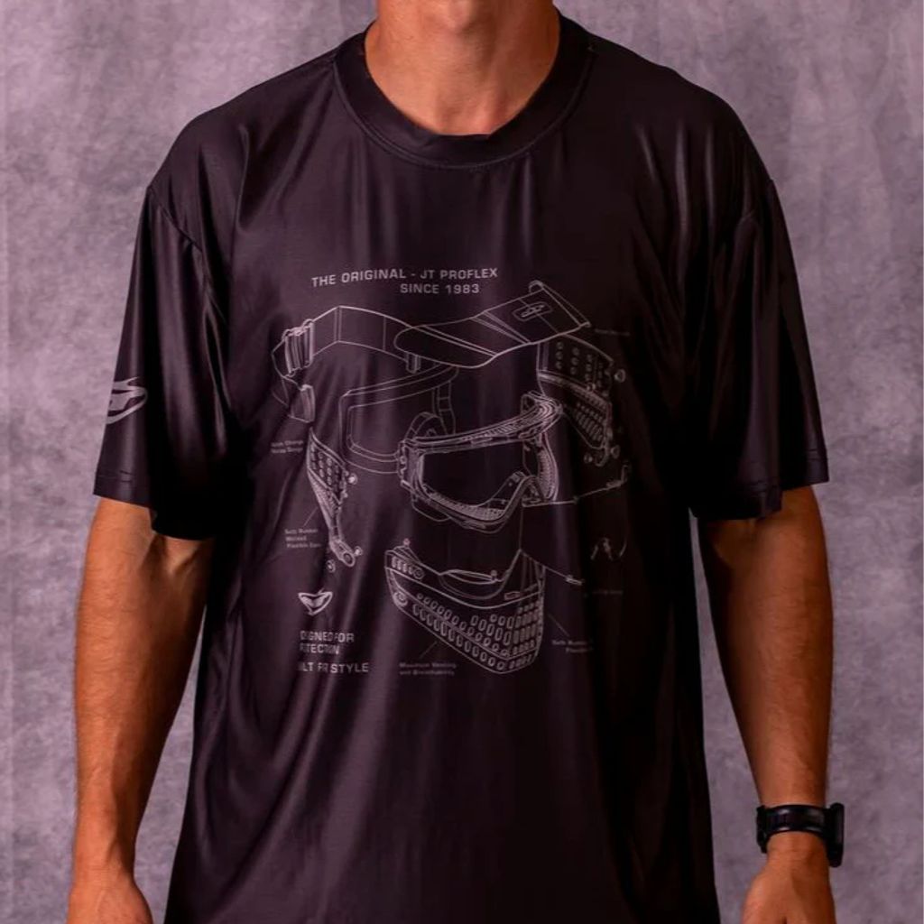 33454 JT Stretchy Soft T Shirt Proflex Schematics Black 01