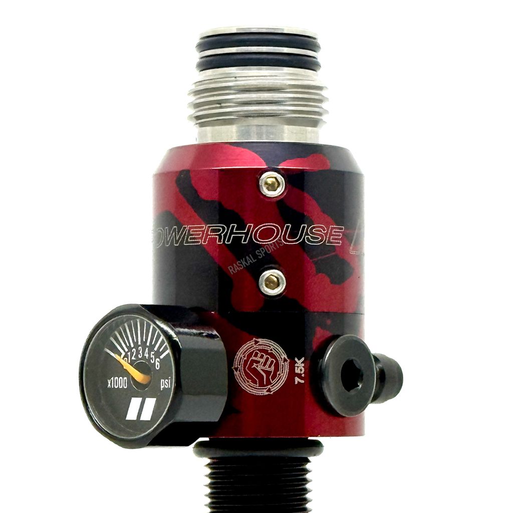 Powerhouse Counterpunch regulator black red splash