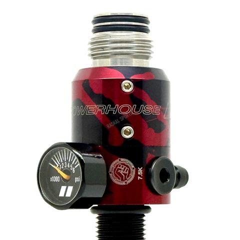 Powerhouse Counterpunch regulator black red splash