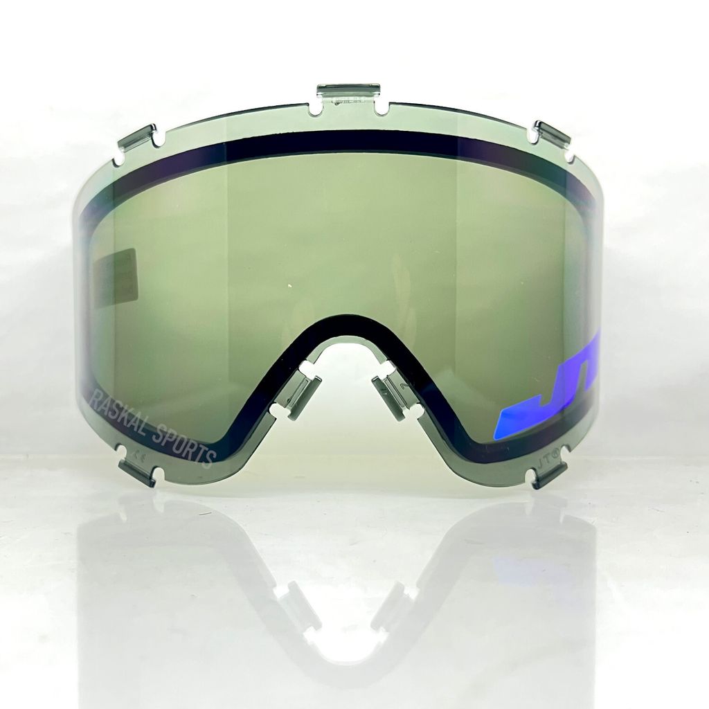JT SPECTRA LENS SMOKE W BLUE MIRROR LOGO 23475