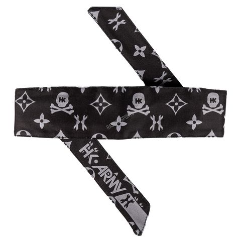 28900402 HK Army Headband Monogram Black Grey
