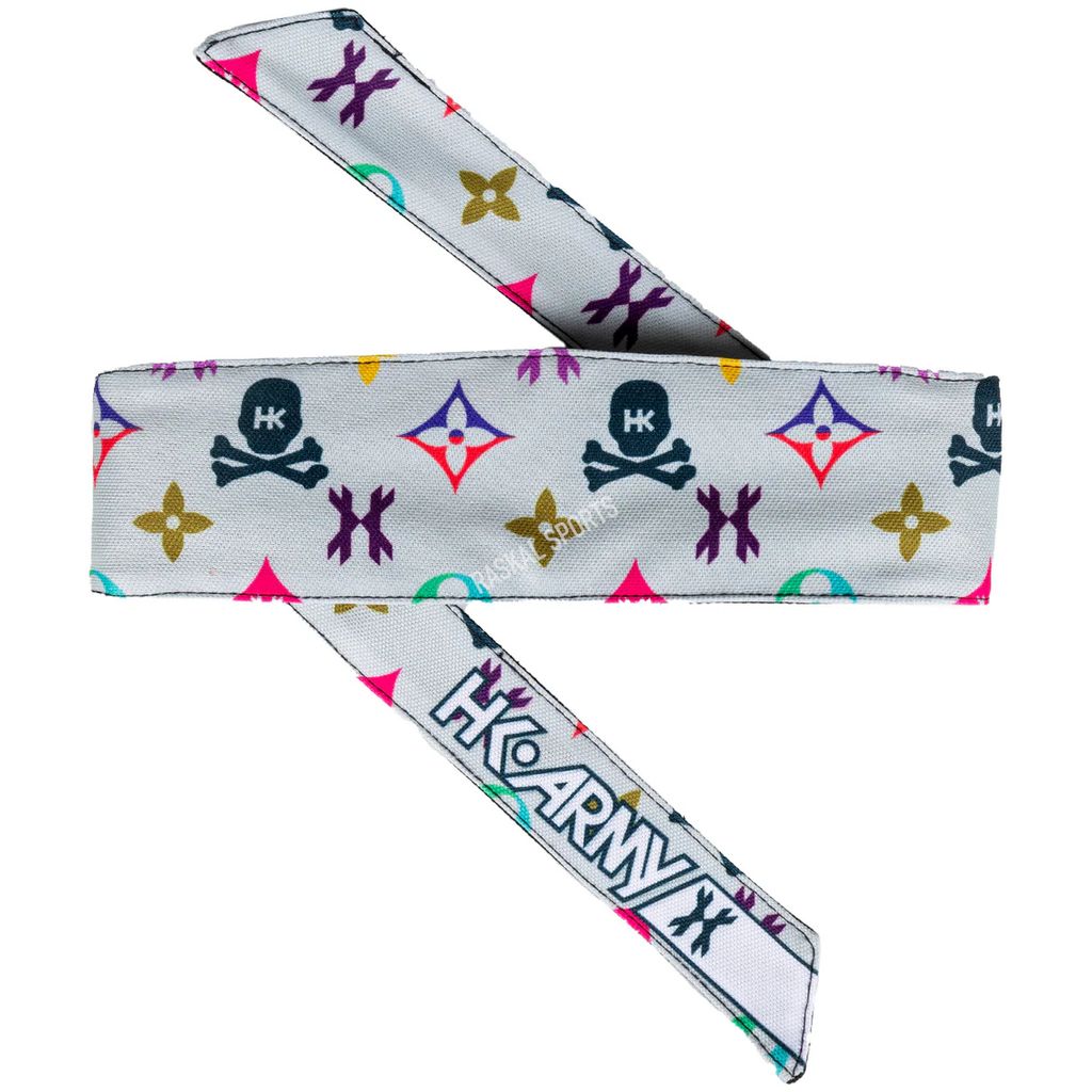 28900502 HK Army Headband Monogram Bone Multi