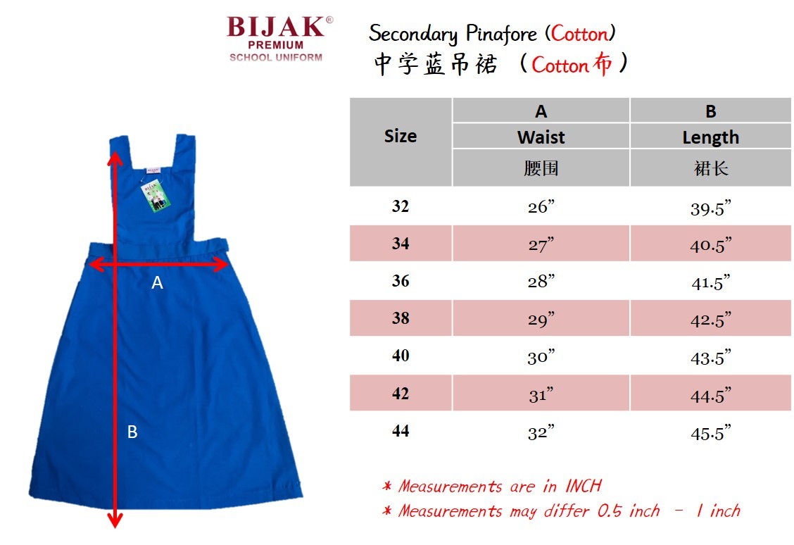 secondary pinafore