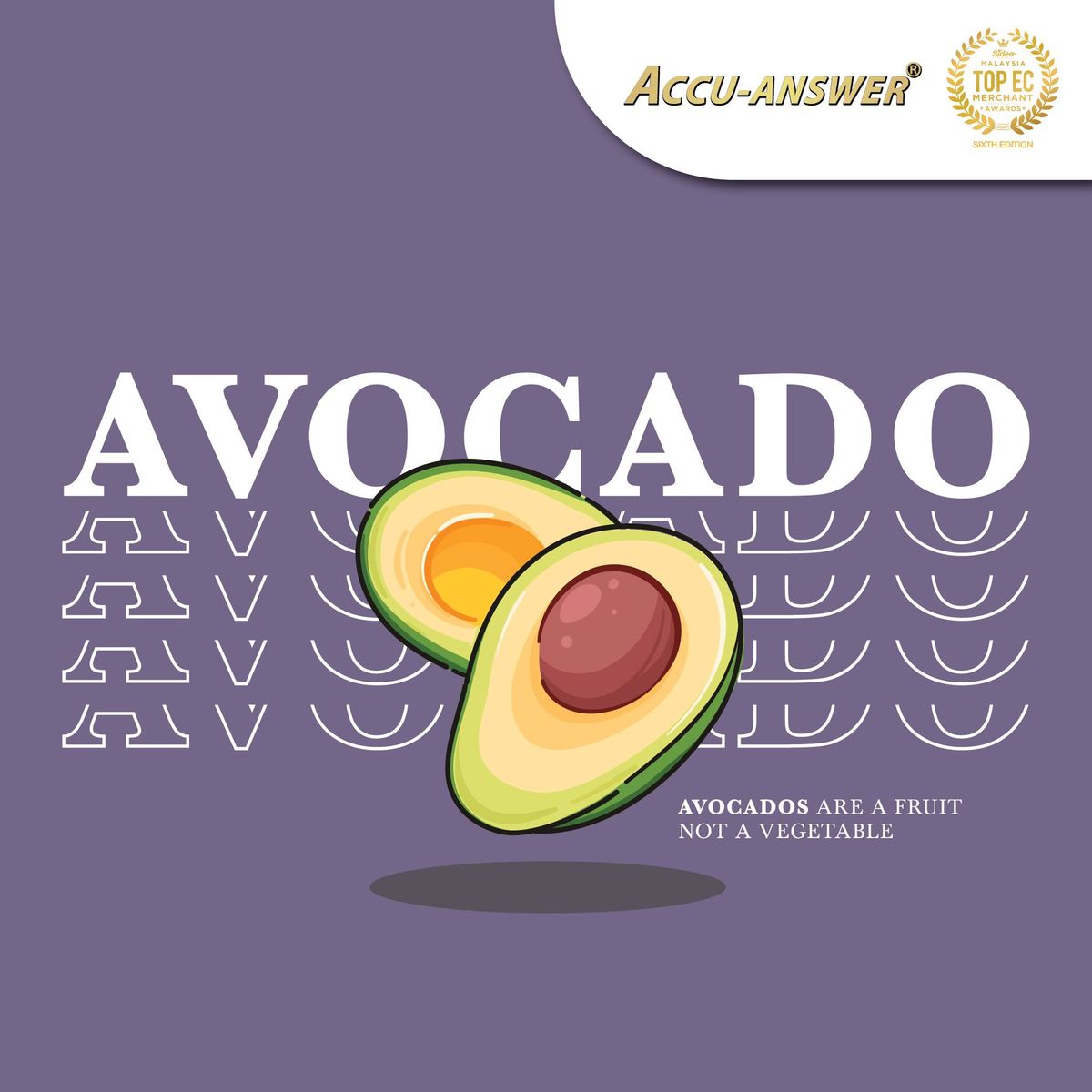 Little did you know that Avocado is a part of fruit?