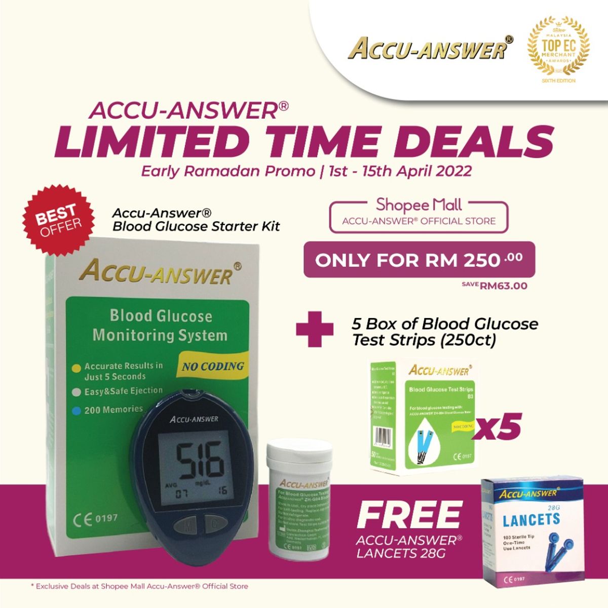 LIMITED TIME DEALS! Accu Answer Official Store Malaysia