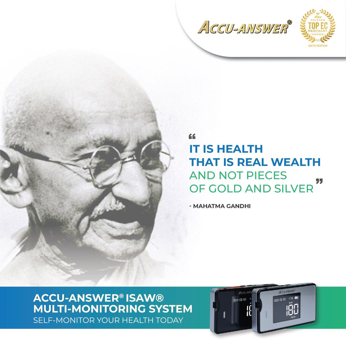 Health is priceless. Never take it for granted.