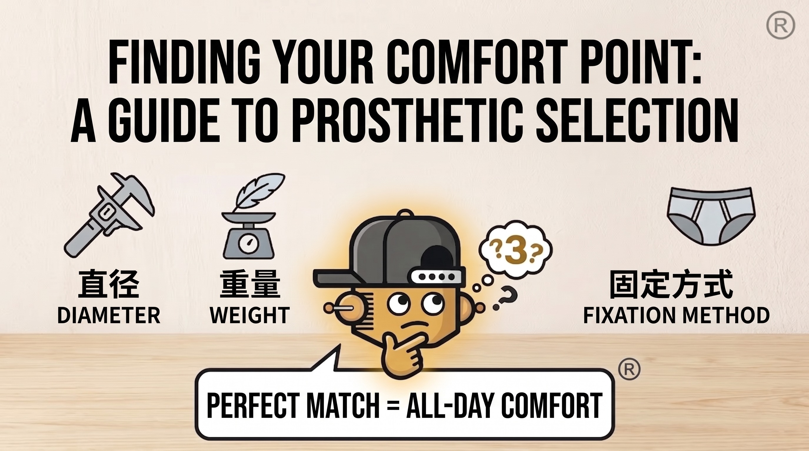 All-Day Comfort Guide: How to Match Prosthesis Diameter, Weight, and Pants