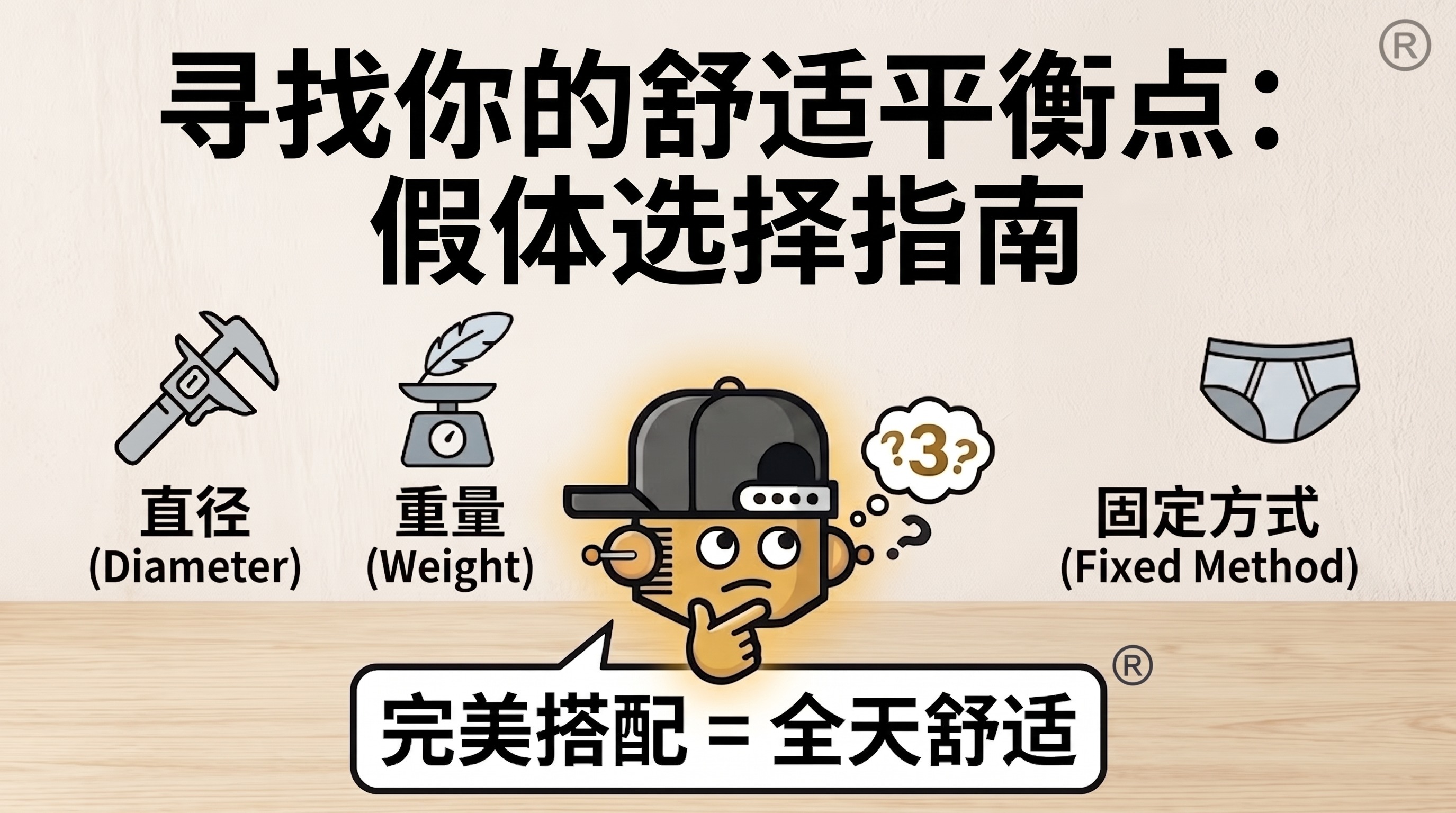 全天穿戴舒适度解析：假体的直径、重量与裤型该怎么搭配？