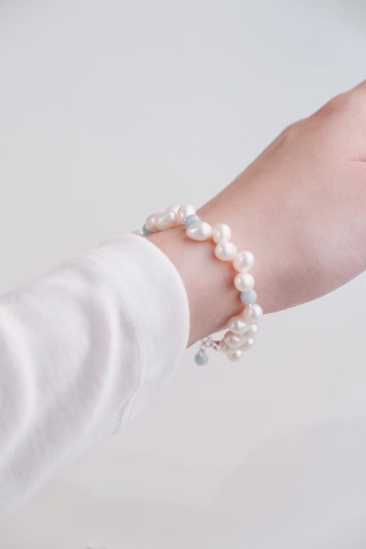 rice-pearl-morganite-bracelet