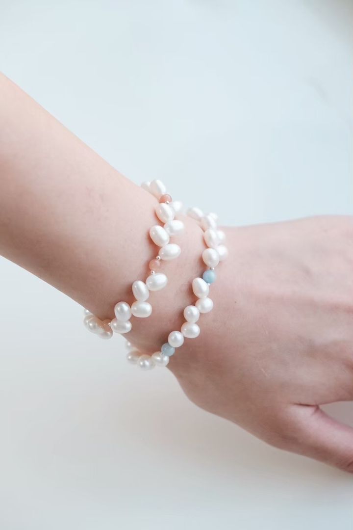 rice-pearl-sunstone-bracelet-on-wrist.jpg