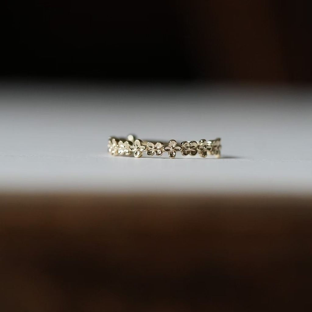 PIPIJUDY K10 幸運草鑽石戒指