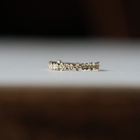 PIPIJUDY K10 幸運草鑽石戒指