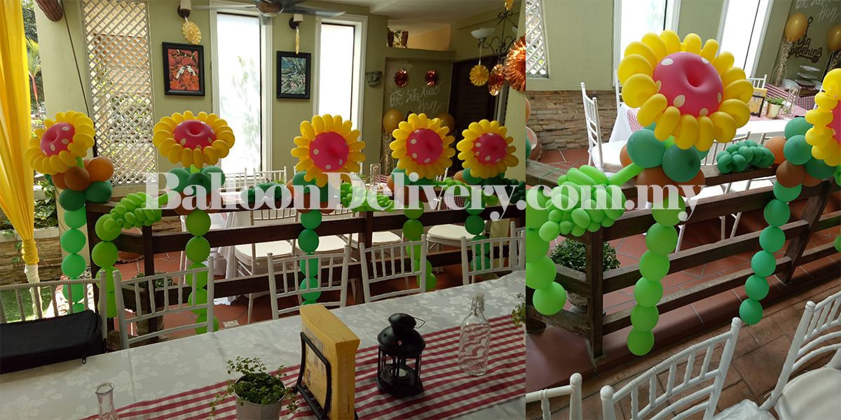 Sunflower Balloon Sculpture