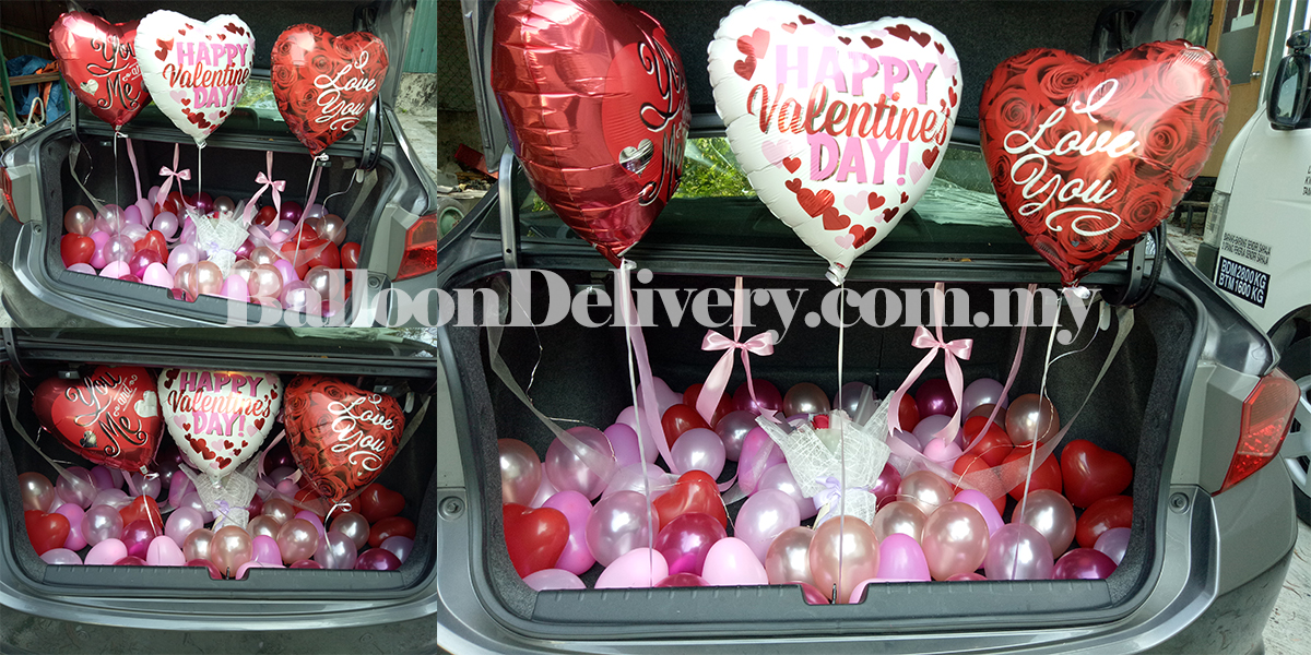 Car Trunk Decoration for Valentine Day