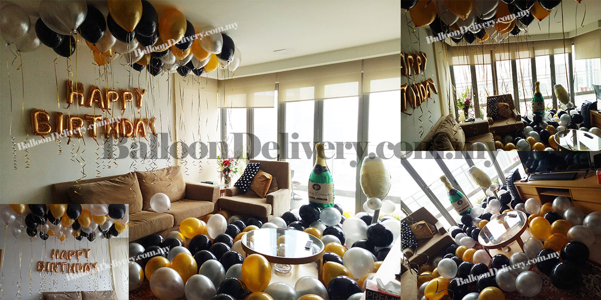 Surprise Balloon Decoration at Bintang Fairlane Residence
