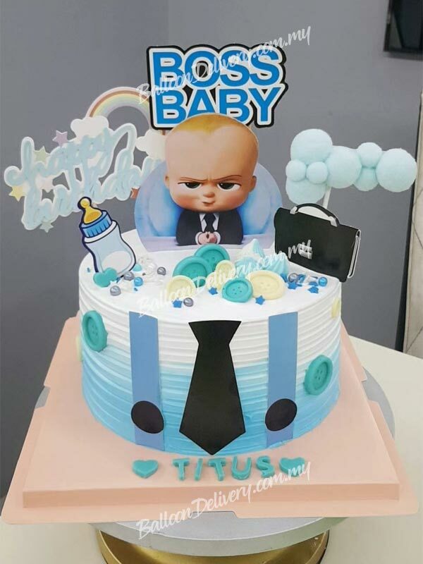 HSD Boss Baby Cake Topper Boy Girl, Boss Baby is One, One Cake Topper,  First Birthday Cake Topper, 1st Birthday, One Year Old Baby Happy Birthday  Party Decoration | Walmart Canada