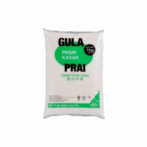 Coarse Sugar Gula Kasar Prai 1kg Pack Nphoreca