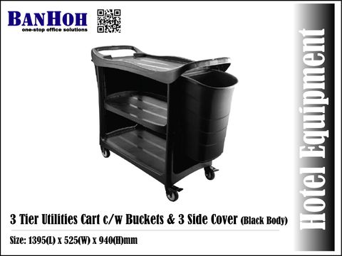 OfficeEquipment-3TierUtilitie CartCWBucketsN3SideCover-BlackBody.jpg