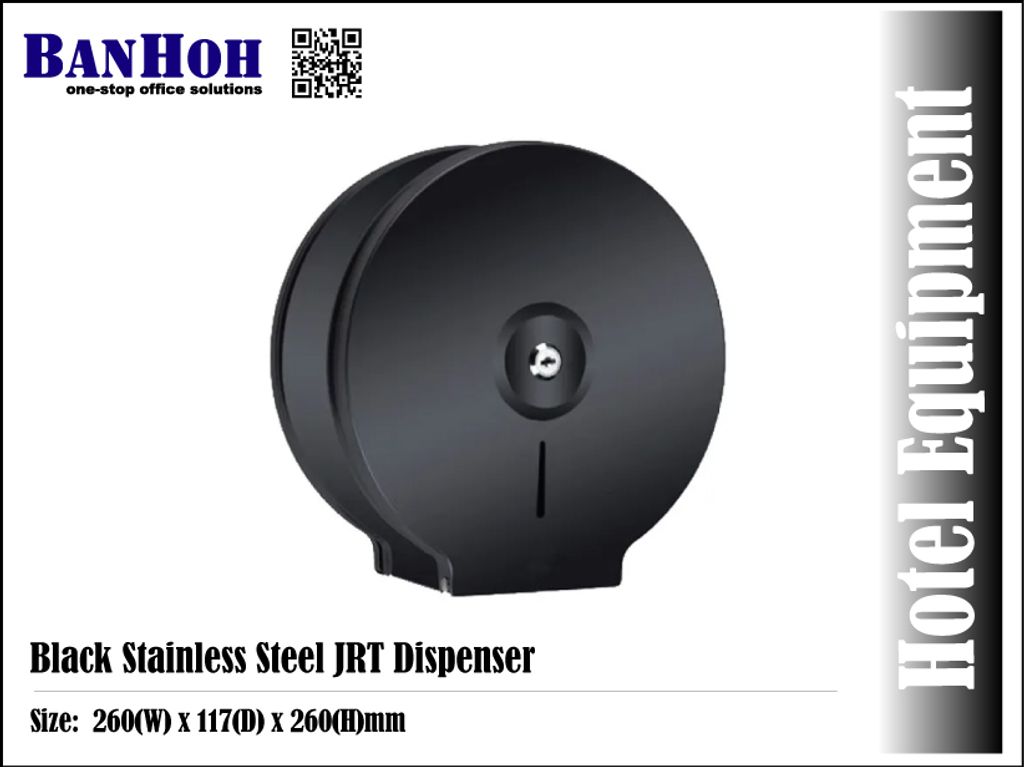 OfficeEquipment-BlackStainlessSteelJRTDispenser.jpg