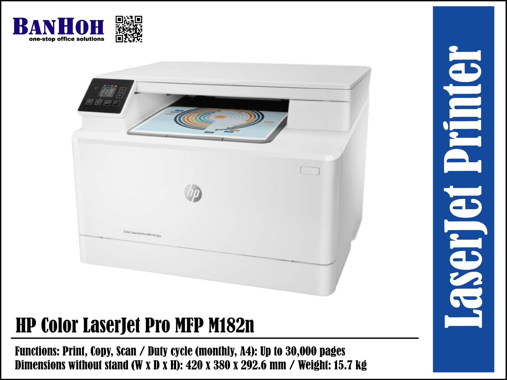 HP Color LaserJet Pro MFP M182n – BANHOH SDN BHD