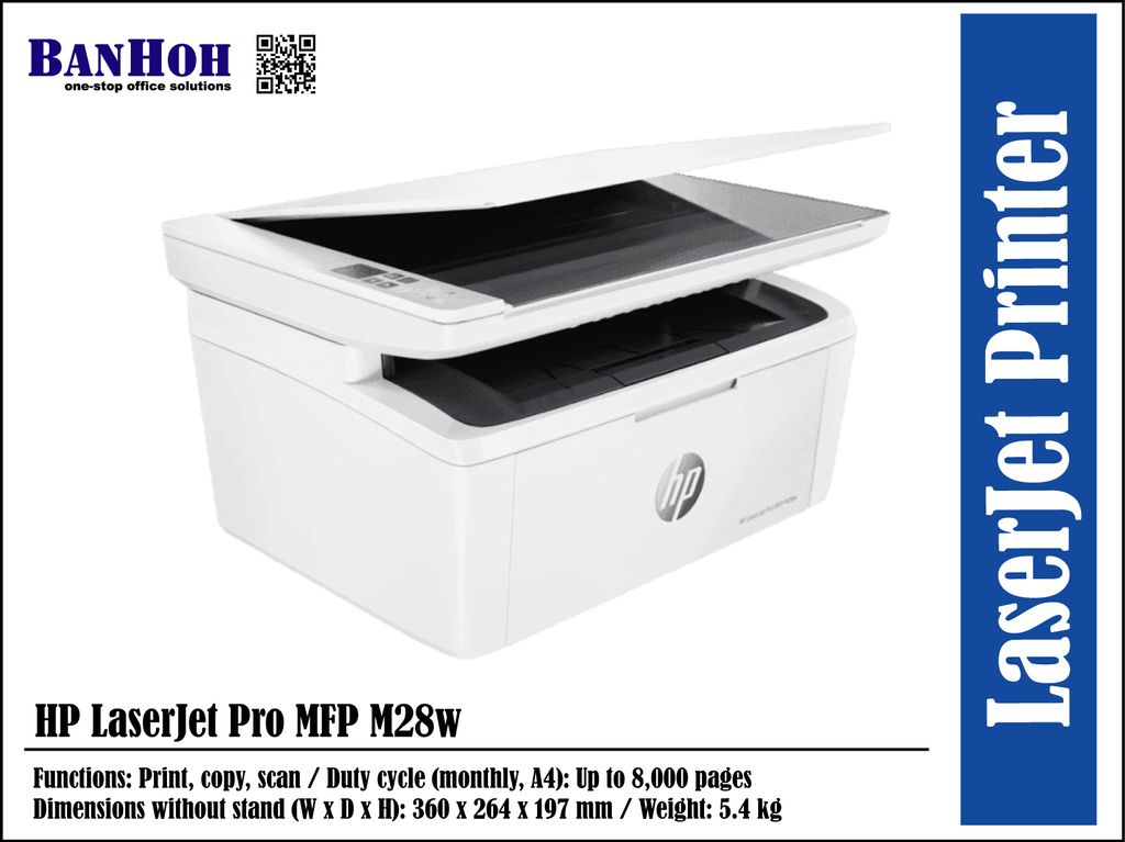 HP LaserJet Pro MFP M28w Printer – BANHOH SDN BHD