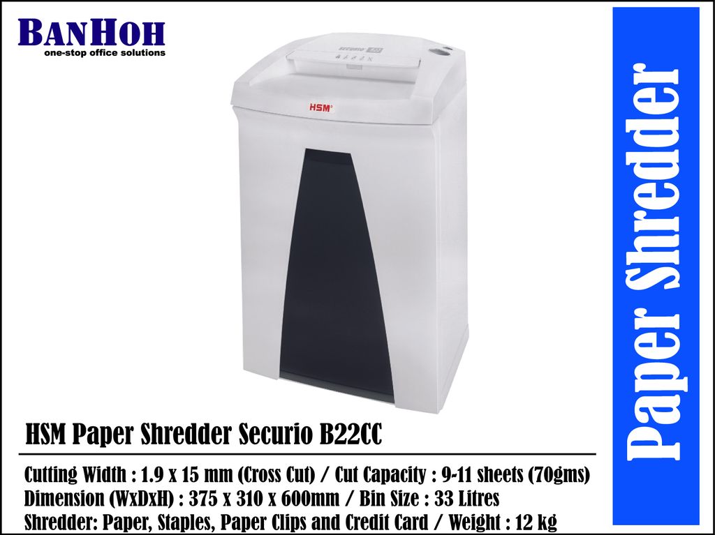 Paper-Shredder-Securio-B22CC