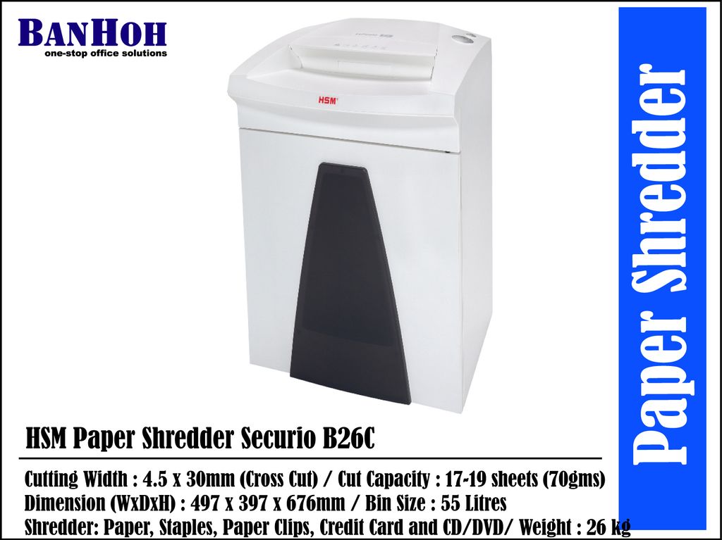 Paper-Shredder-Securio-B26C