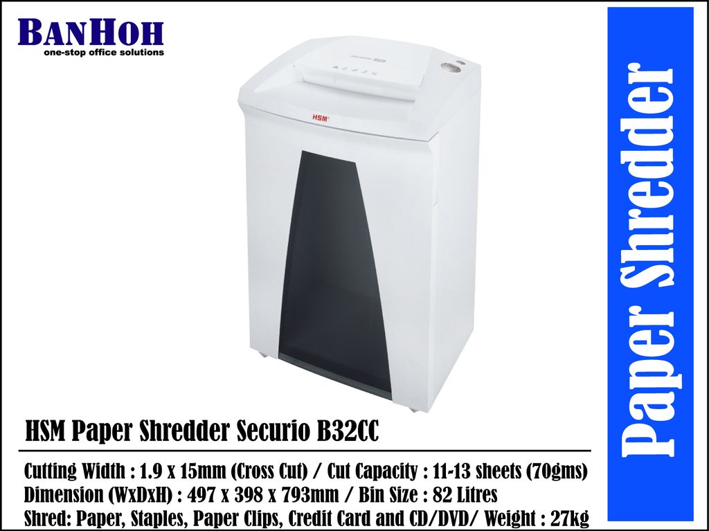 Paper-Shredder-Securio-B32CC
