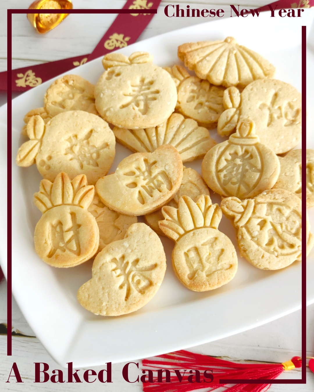 A baked Canvas CNY Cookies Malaysia