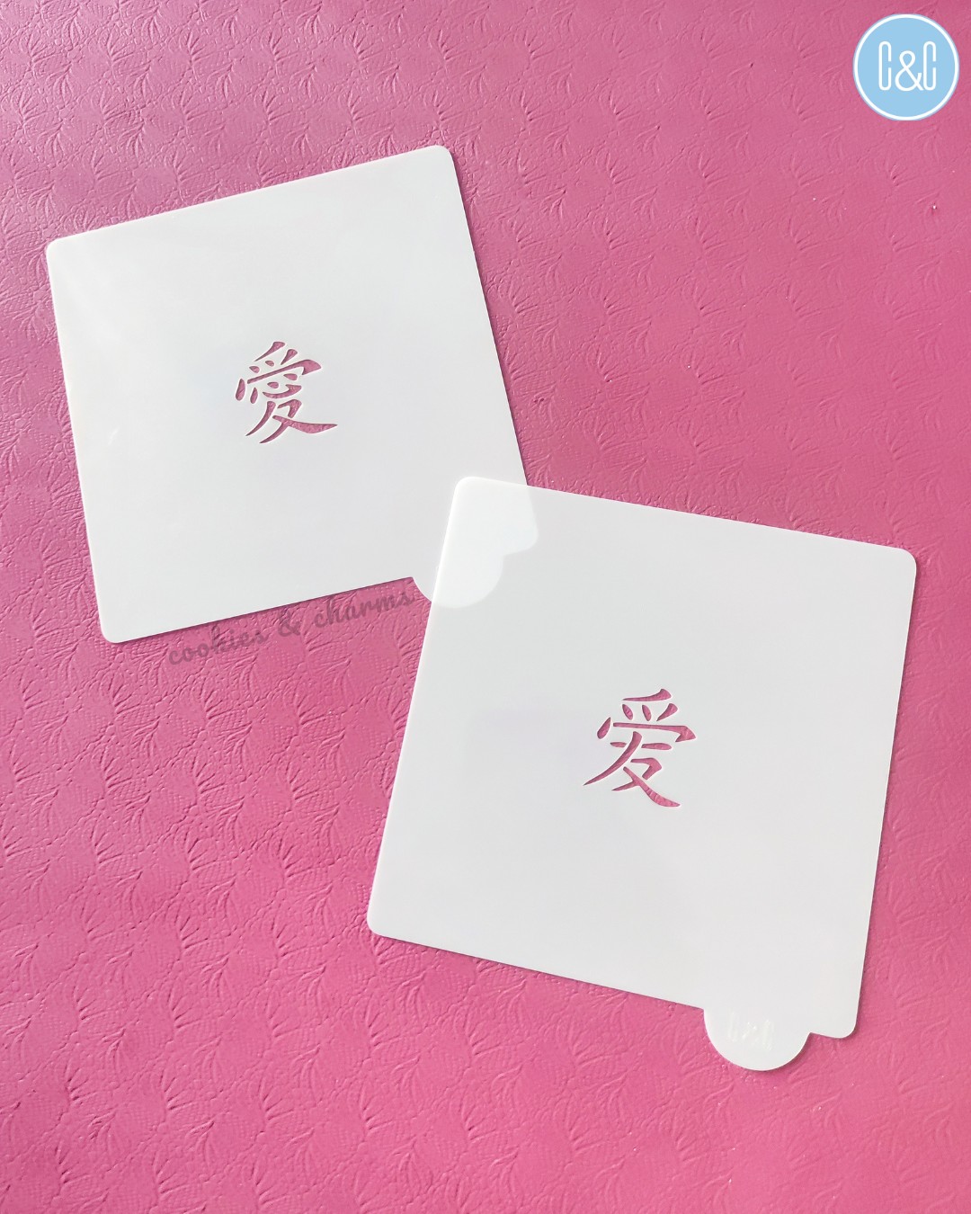 Sheet stencil for cookie decorating