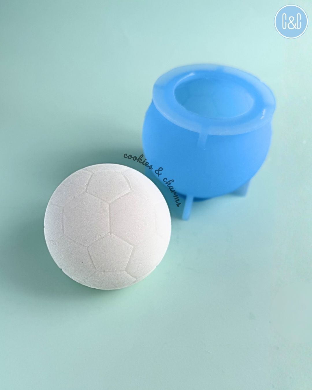 soccer football silicone mold