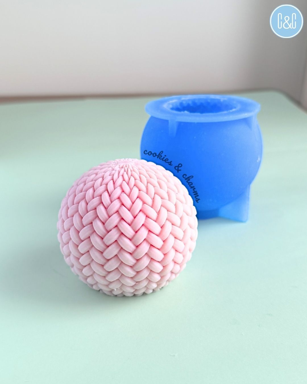 knit ornament silicone mold