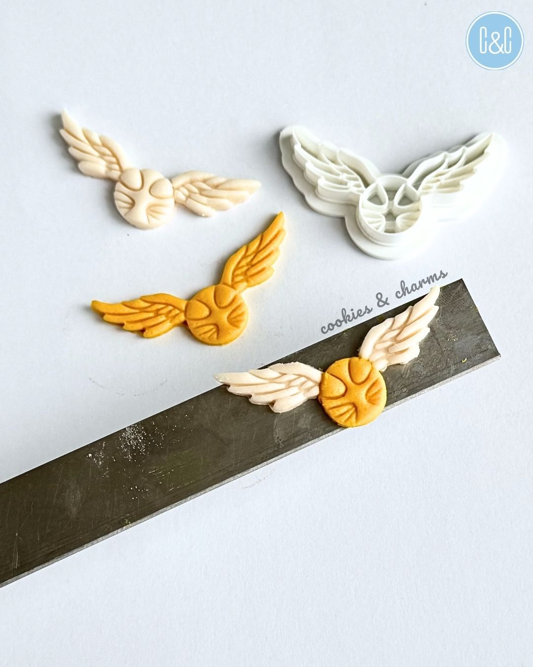 golden snitch clay cutter imprint