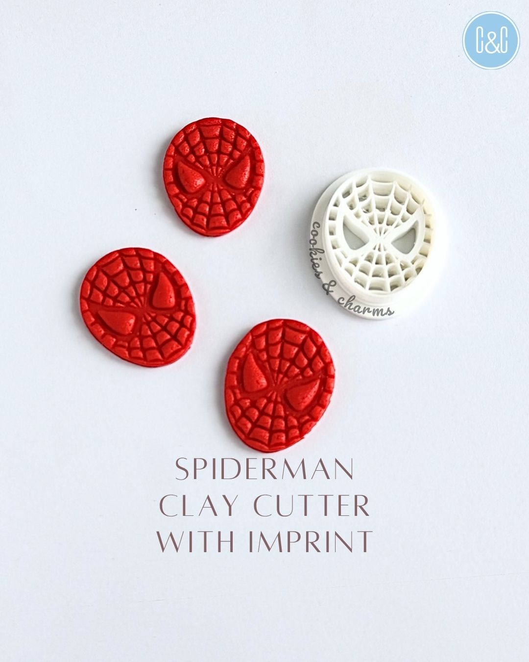 spiderman clay cutter imprint