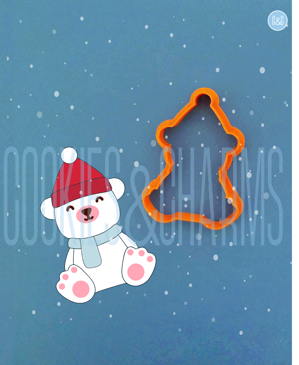 Christmas Bear Cutter and Embosser Set