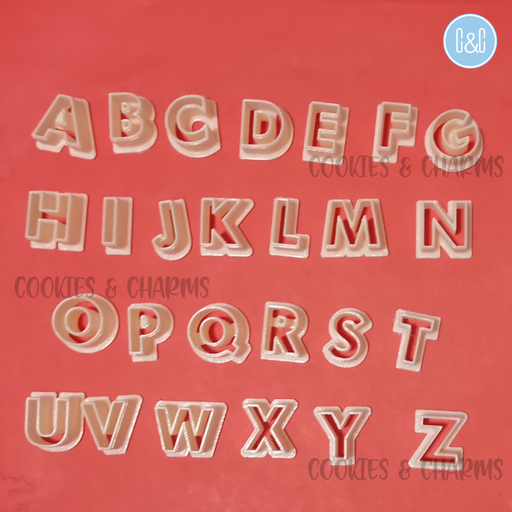 Alphabet Cutters | Sans Serif Font 1