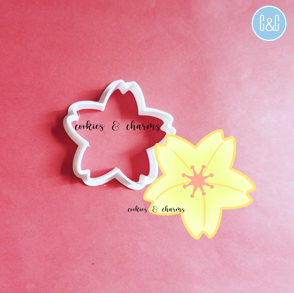 Cherry Blossom Flower Cutter by Cookies and Charms to Brunei