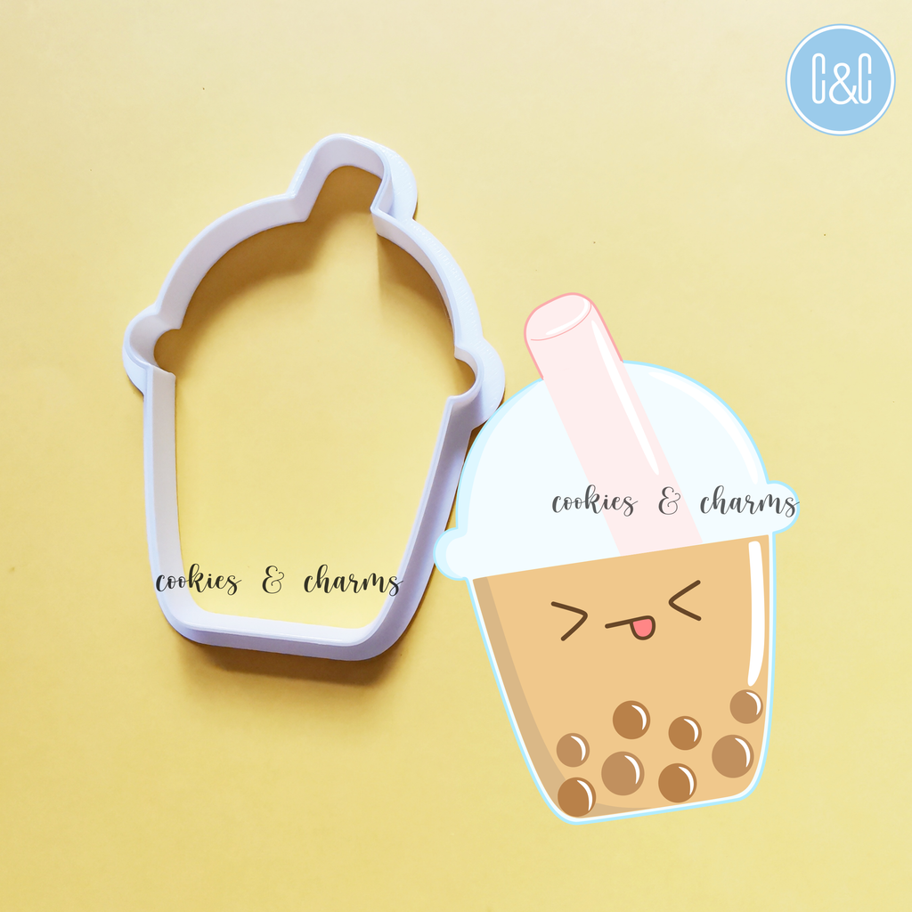 Bubble Tea, Boba, Milk Tea, Coffee Latte Cup Cutter